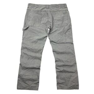 Key Workwear Carpenter Pants‎ Men 38x30 Gray Ripstop Relaxed Fit Rugged Canvas